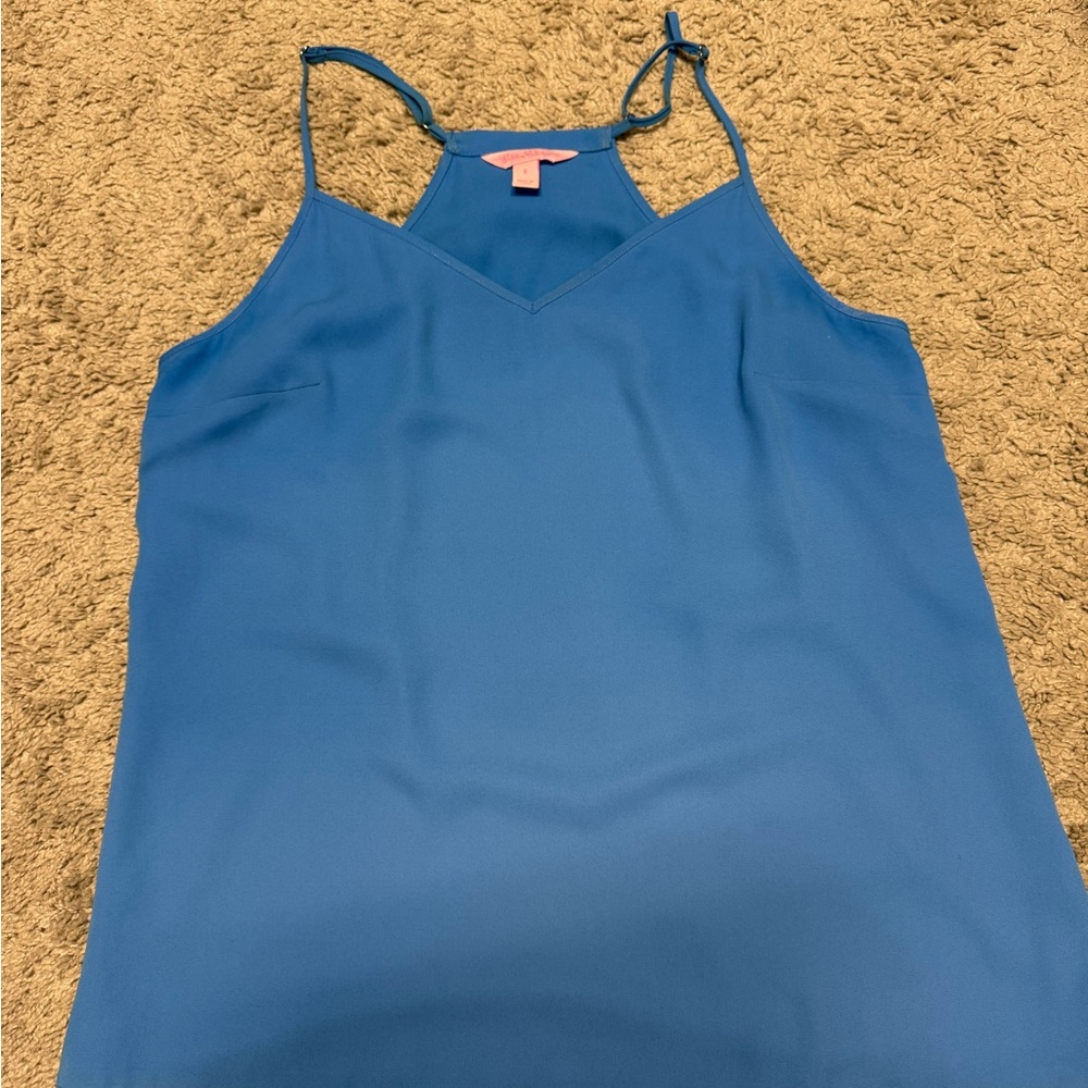 Lilly Pulitzer dusk silk tank